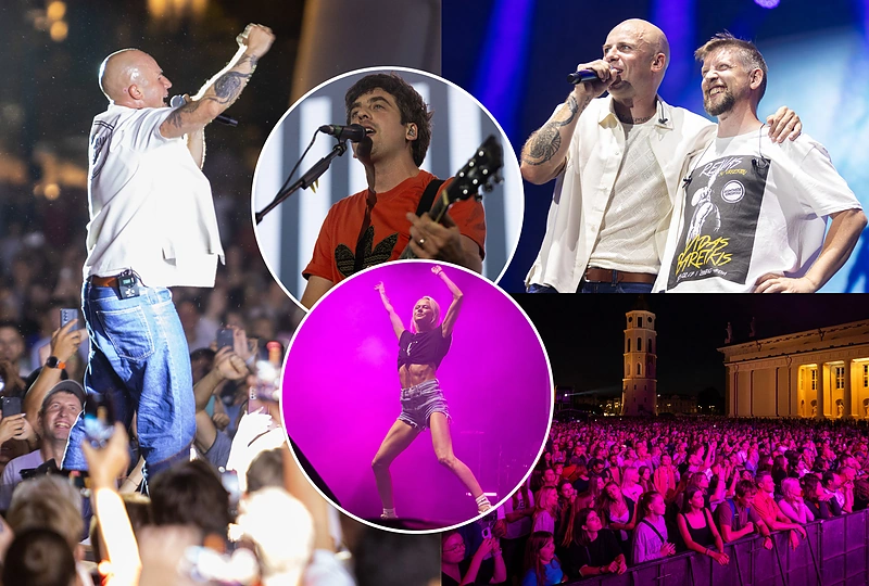 Didysis Sostinės dienų atidarymo koncertas / Roberto Riabovo / BNS nuotr.