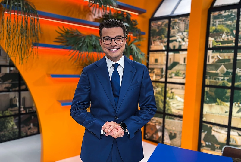 Naujas Karolinos Liukaitytės partneris laidoje „Labas vakaras, Lietuva“ – Adomas Grinius / LNK nuotr.