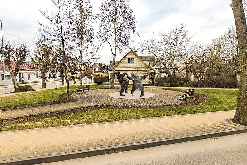Skulptūros vizualizacija / Organizatorių nuotr.