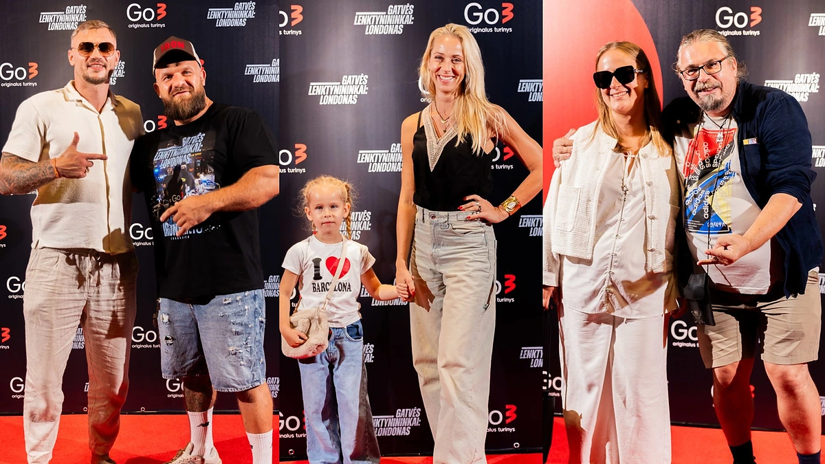 Dokumentinio filmo „Gatvės lenktyninkai: Londonas“ premjeros svečiai / Patricija Adamovič / BNS nuotr.