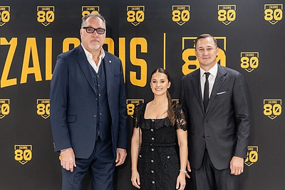 Arvydas Sabonis, Ieva Jankūnienė, Paulius Jankūnas / Teodoro Biliūno / BNS nuotr.