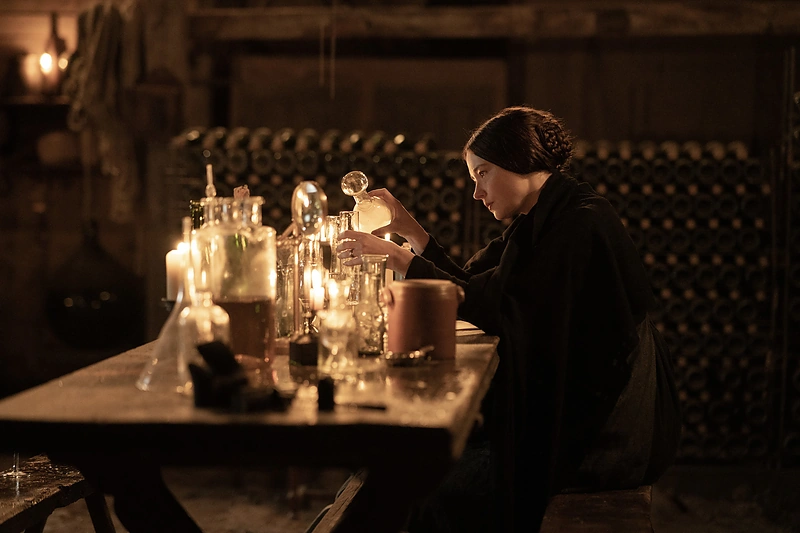 Filmo „Madam Clicquot“ akimirka / Ekrano nuotr.