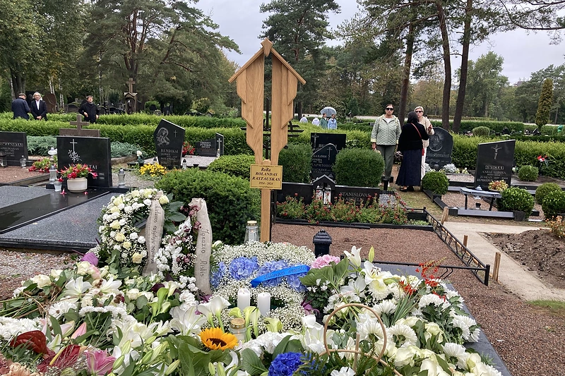 Rolando Rastausko kapas / Aurelijos Jašinskienės / 15min.lt nuotr.