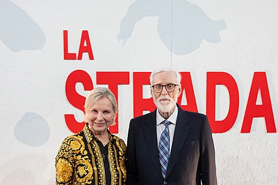 „La strada“ premjeros svečiai / Pauliaus Peleckio / BNS nuotr.