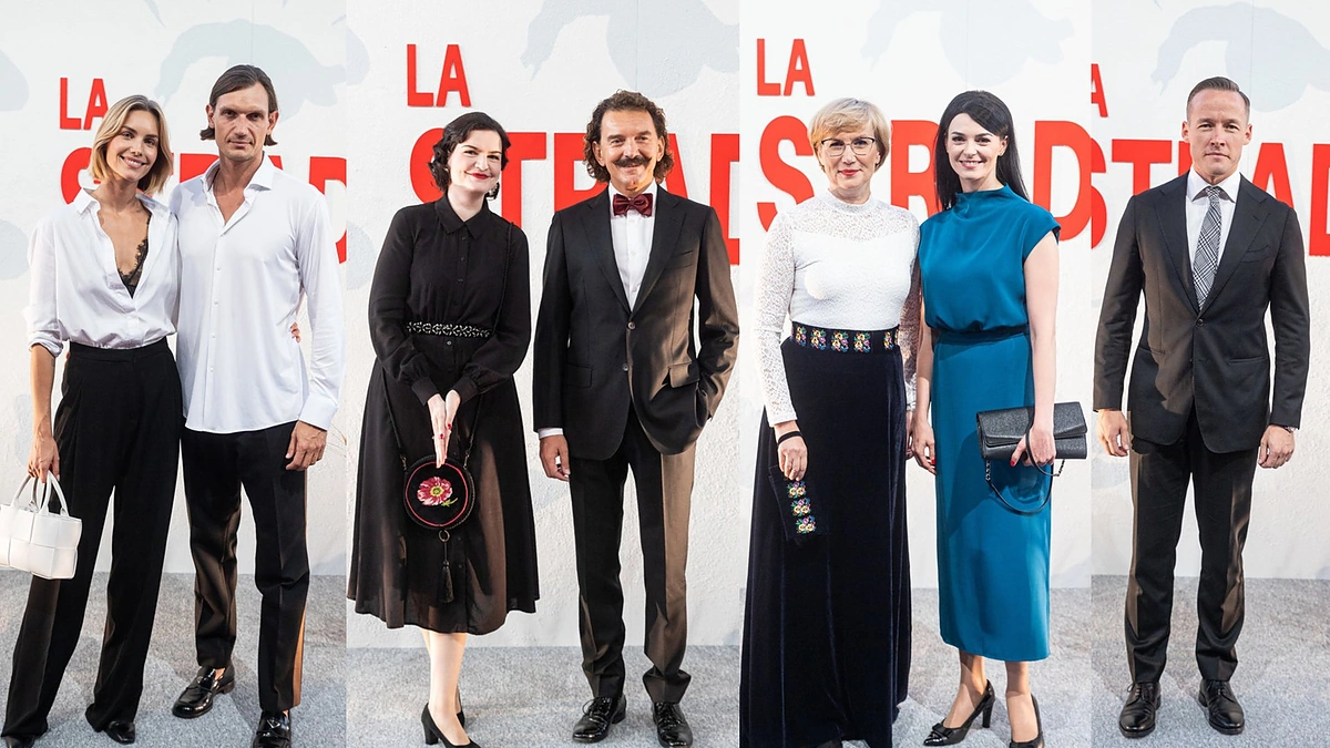 „La strada“ premjeros svečiai / Pauliaus Peleckio / BNS nuotr.