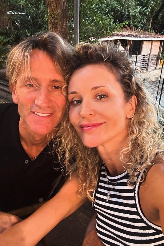 Edita Daniūtė-Gozzoli su vyru / Asmeninio albumo nuotr.