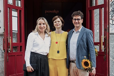 Živilė Gallego, Asta Martinonytė, Thibaud Gallego / Kino teatro „Pasaka“ nuotr.