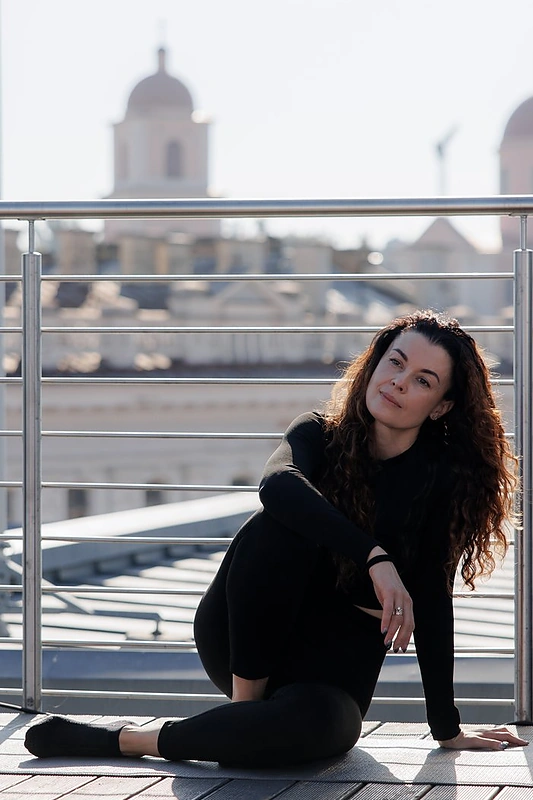 Gretės Brokienės pilateso pamoka / Dianos Ko nuotr.