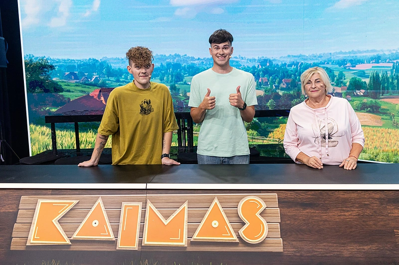 Mantas, Edvinas Krupinskas ir Zita / Pauliaus Peleckio / BNS nuotr.