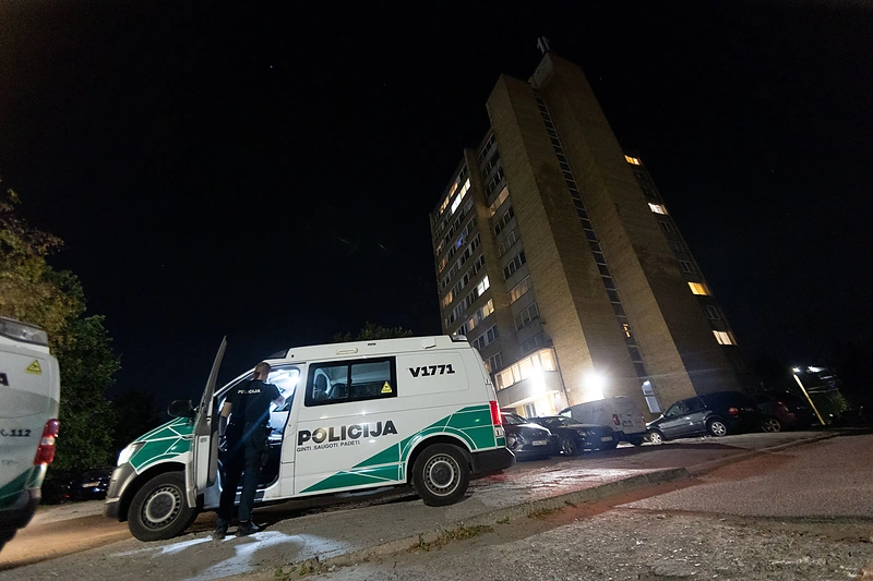 Daugiabutyje rastas iš „Akropolio“ pagrobtas vaikas / Lukas Balandis / BNS nuotr.