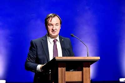 VU rektorius prof. Rimvydas Petrauskas / Tomo Tereko nuotr.