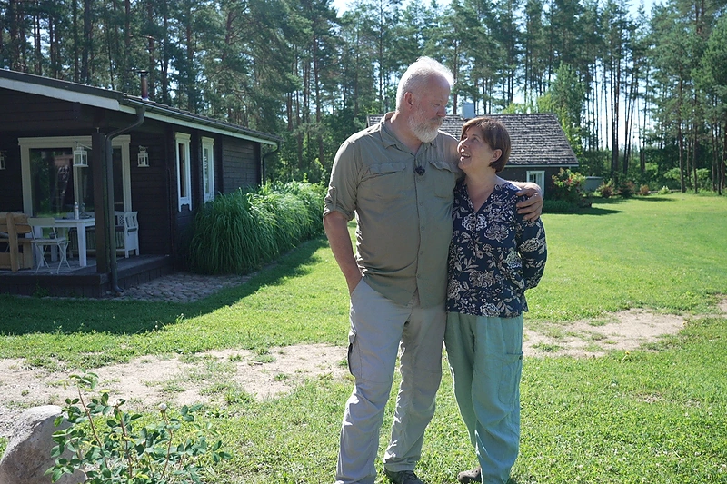 Vytaras Radzevičius su žmona Laisve / TV3 nuotr.
