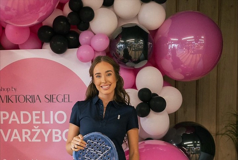 Viktorija Siegel padelio varžybose / Asmeninio albumo nuotr.