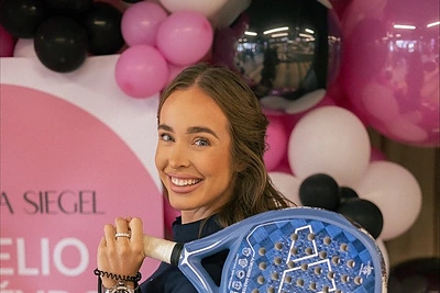 Viktorija Siegel padelio varžybose / Asmeninio albumo nuotr.