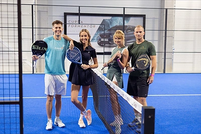 Viktorija Siegel padelio varžybose / Asmeninio albumo nuotr.