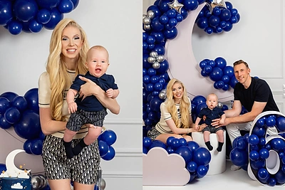 Ingos Stumbrienės sūnui Viljamui – pusė metų: su vyru Aivaru surengė šventę, palepino prabangiai