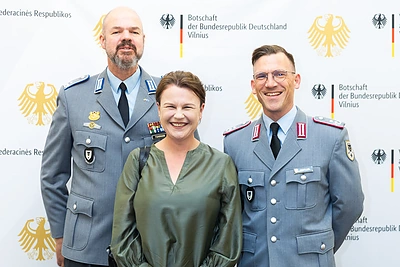 Vokietijos ambasada Lietuvoje paminėjo 34-ąją Vokietijos Vienybės dieną / Gretos Skaraitienės / BNS nuotr.