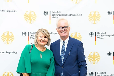 Vokietijos ambasada Lietuvoje paminėjo 34-ąją Vokietijos Vienybės dieną / Gretos Skaraitienės / BNS nuotr.