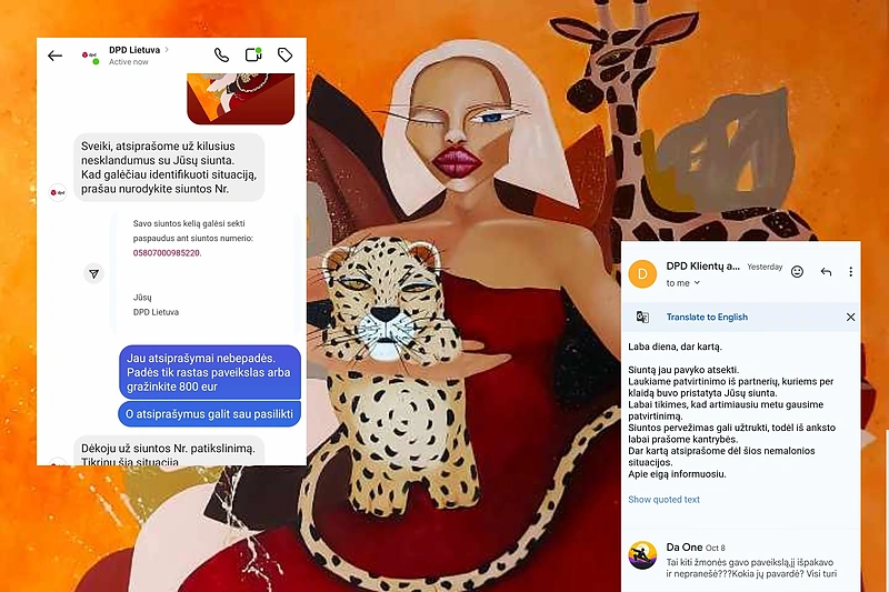 Monishos tapytas paveikslas / Asmeninio albumo nuotr.