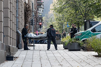 Vilniaus centre nušautas advokatas ir pašauti 2 policijos pareigūnai / Pauliaus Peleckio / BNS nuotr.