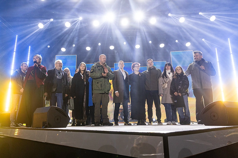 „Blue/Yellow“ dešimtmečio paramos koncertas / Pauliaus Peleckio / BNS nuotr.