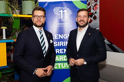 Lukas Savickas, Virginijus Sinkevičius / Roberto Riabovo / BNS nuotr.