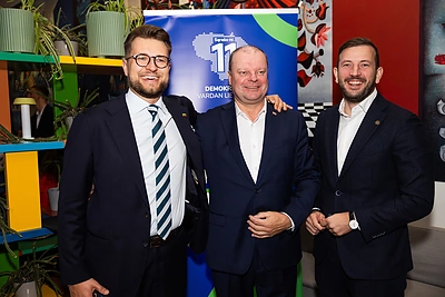 Lukas Savickas, Saulius Skvernelis, Virginijus Sinkevičius / Roberto Riabovo / BNS nuotr.