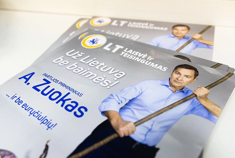 „Laisvė ir teisingumas“ laukia Seimo rinkimų rezultatų / Gretos Skaraitienės / BNS nuotr.