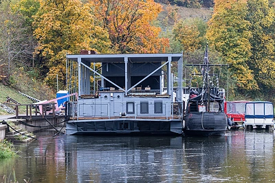 Vilniaus centre iš Neries ištrauktas kūnas / Pauliaus Peleckio / BNS nuotr.