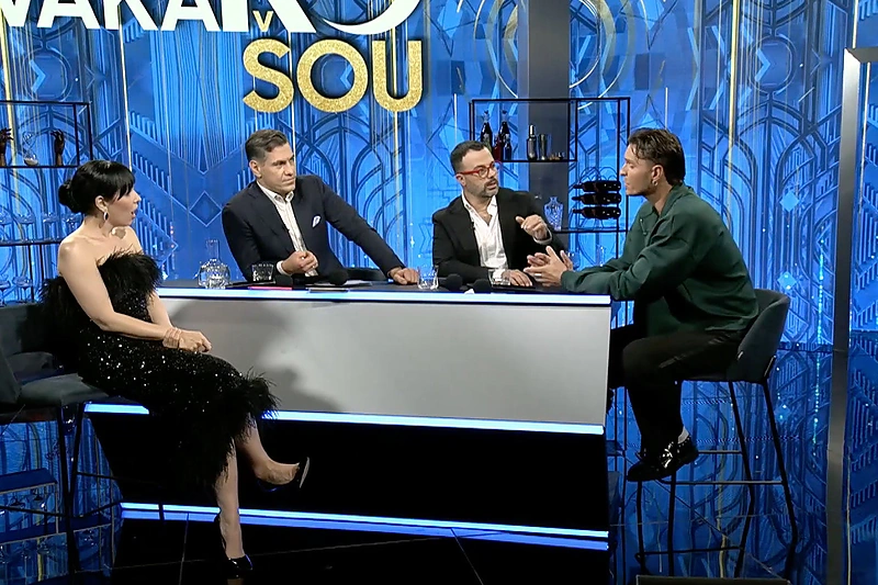 Martynas Kavaliauskas laidoje „Gero vakaro šou“ / TV3 nuotr.