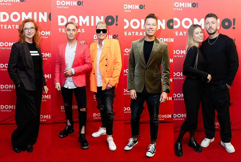 „Domino“ teatro premjeros „Be stabdžių“ svečiai / Lukas Balandis / BNS nuotr.