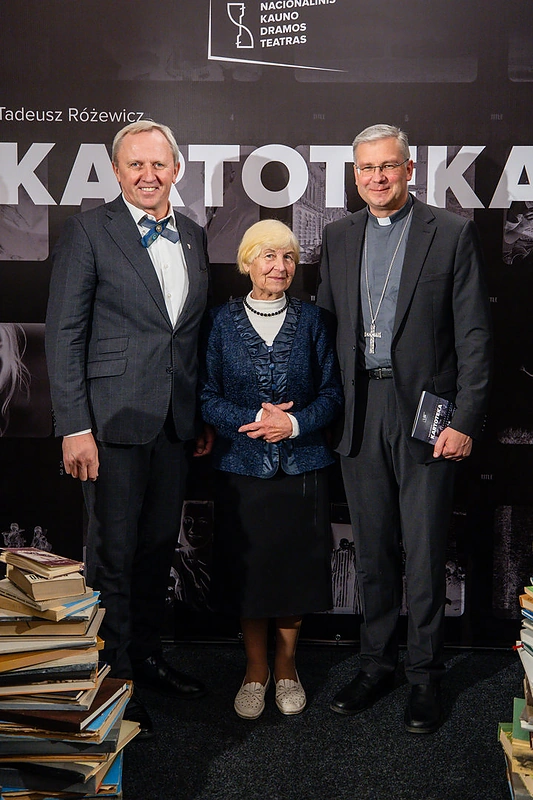 Spektaklio „Kartoteka“ premjeros svečiai / Teodoro Biliūno / BNS nuotr.