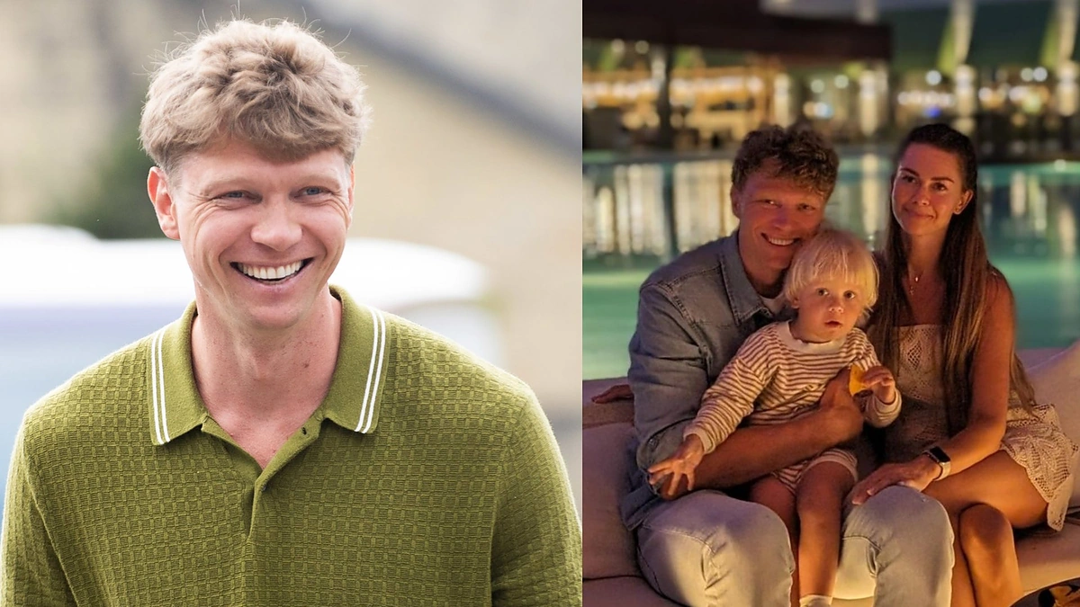 Mindaugas Kuzminskas su šeima / Asmeninio albumo nuotr.