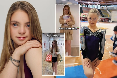 Dauno sindromą turinti Nikita Marija stulbina – aukso medalis, patyčios ir jos misija