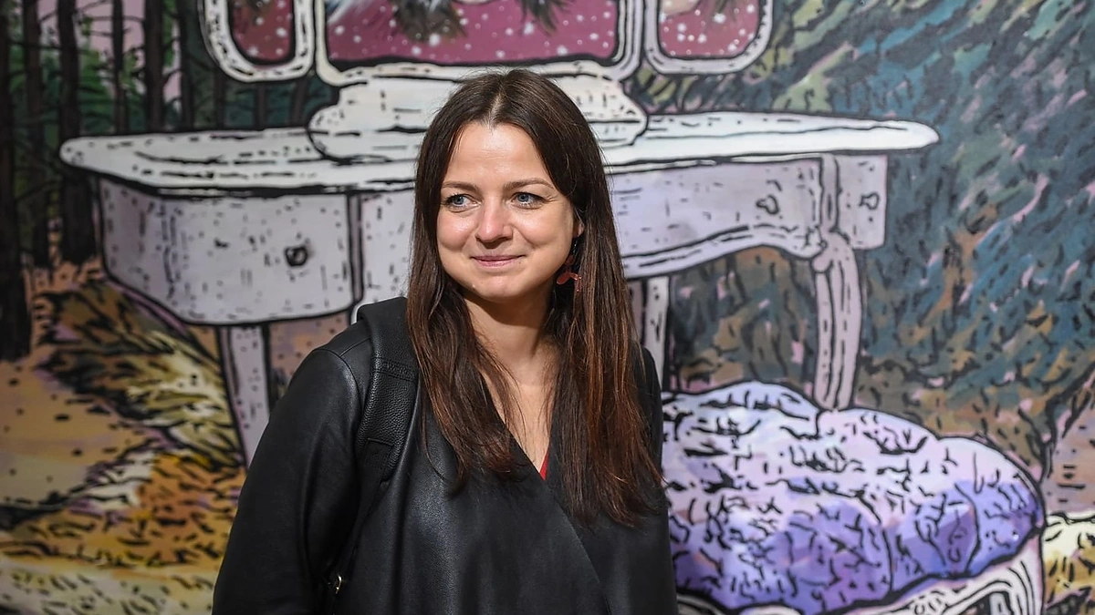 Menininkė Jolanta Kyzikaitė / Gedimino Kartano / Panevėžio miesto dailės galerijos archyvo nuotr.