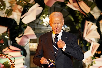 Bidenų paskutinis Helovinas Baltuosiuose rūmuose / Scanpix nuotr.