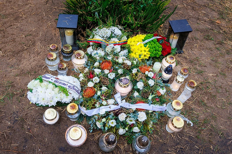 Almos Adamkienės kapas / Eriko Ovčarenko / BNS nuotr.