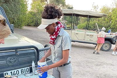 Gitanos Bukauskienės kelionė po Bostvaną / Asmeninio albumo nuotr.