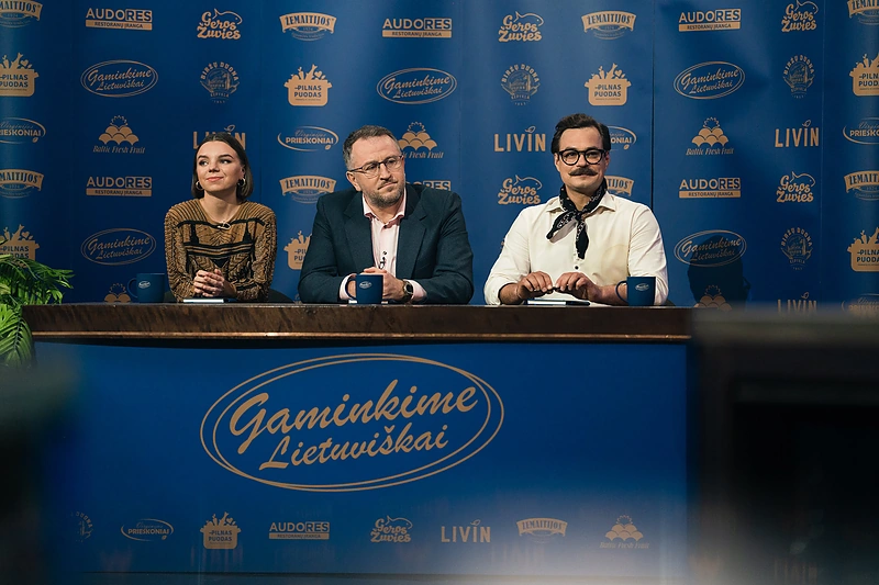 Monika Survilaitė, Liutauras Čeprackas, Leonardas Pobedonoscevas / Ievos Juraitės nuotr.