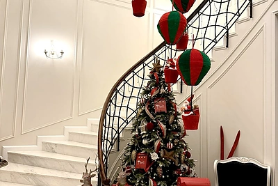 Kalėdiškai papuošti Natalijos Bunkės namai / Asmeninio archyvo nuotr.