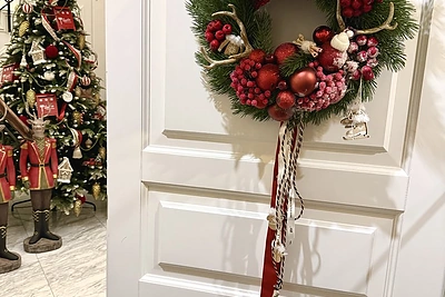 Kalėdiškai papuošti Natalijos Bunkės namai / Asmeninio archyvo nuotr.