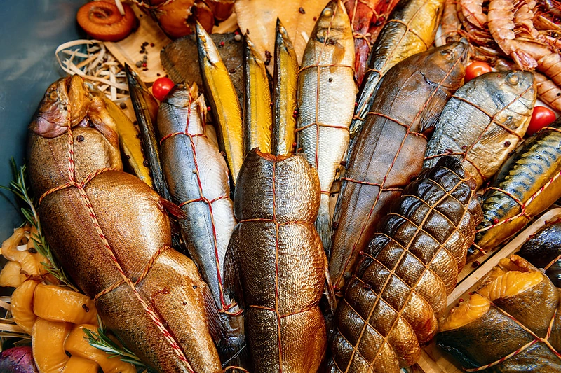 Rūkyta žuvis / Shutterstock nuotr.