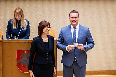 Lina Petronienė, Jevgenijus Šuklinas / Pauliaus Peleckio / BNS nuotr.