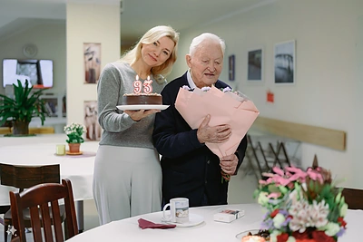 Algimantas Čekuolis švenčia 93-iąjį gimtadienį / Andriaus Mažeikos nuotr.