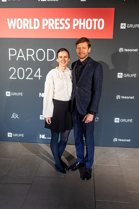 WORLD PRESS PHOTO parodos atidarymo svečiai / Pauliaus Peleckio / BNS nuotr.