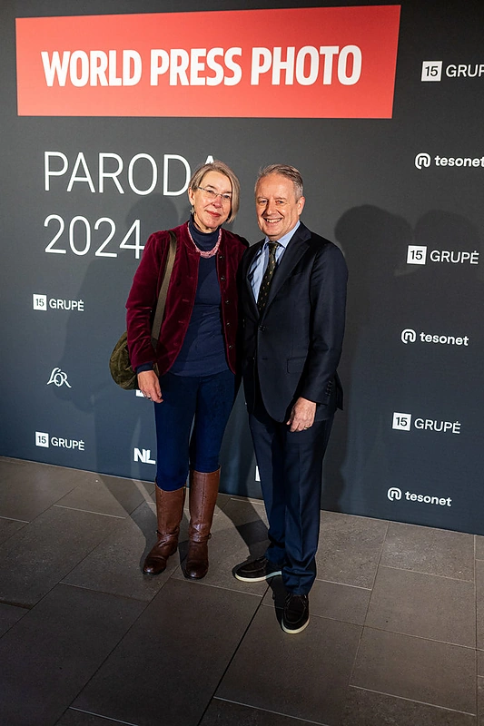 WORLD PRESS PHOTO parodos atidarymo svečiai / Pauliaus Peleckio / BNS nuotr.