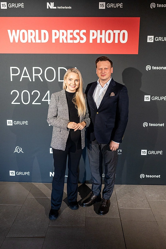 WORLD PRESS PHOTO parodos atidarymo svečiai / Pauliaus Peleckio / BNS nuotr.