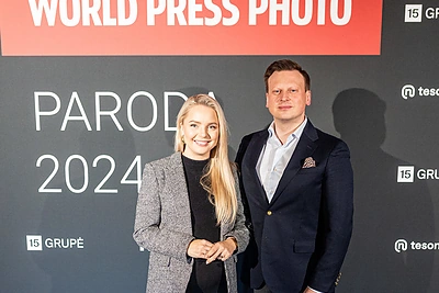WORLD PRESS PHOTO parodos atidarymo svečiai / Pauliaus Peleckio / BNS nuotr.