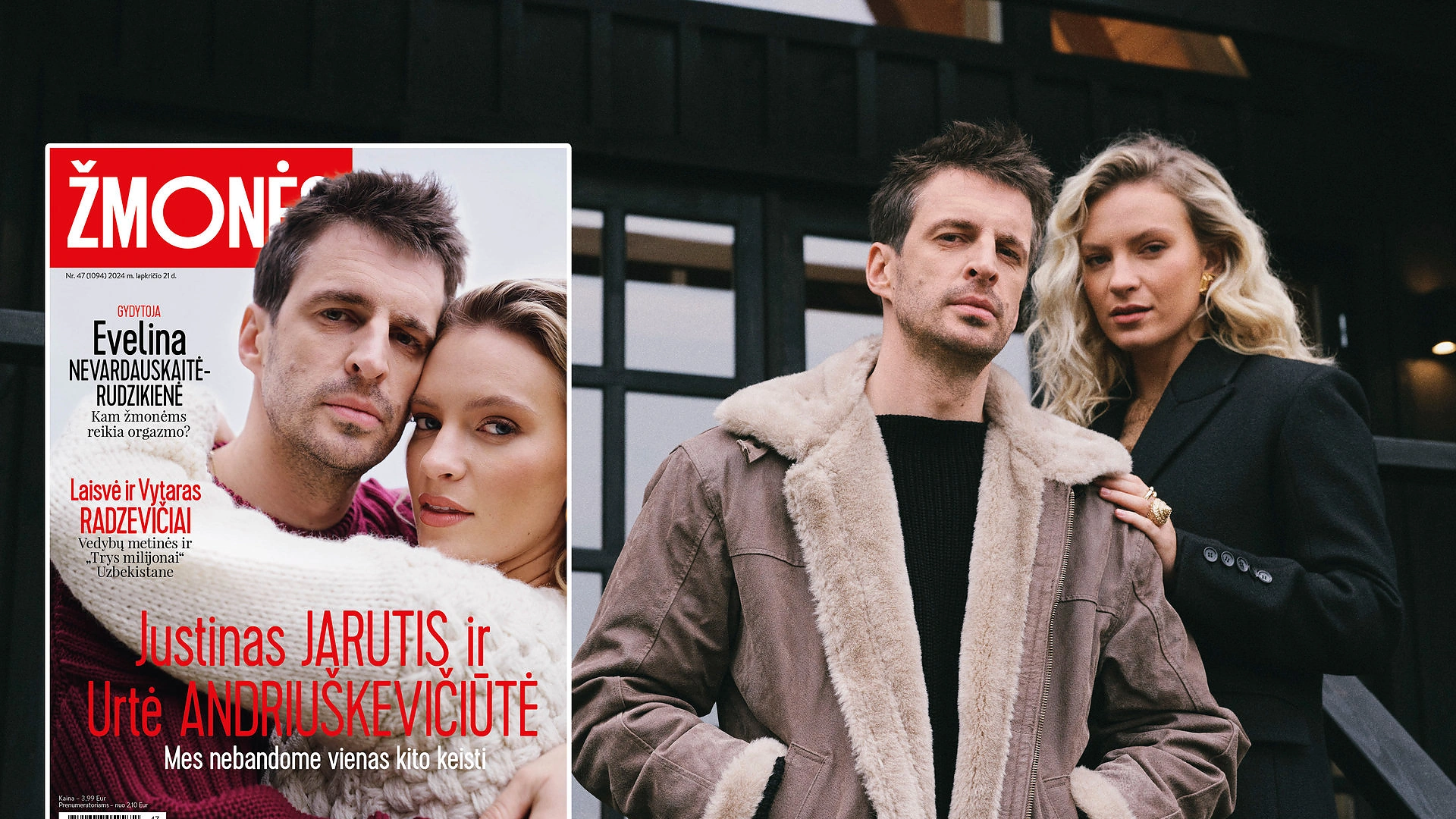 Justinas Jarutis ir Urtė Andriuškevičiūtė / Tom Juskevicius nuotrauka