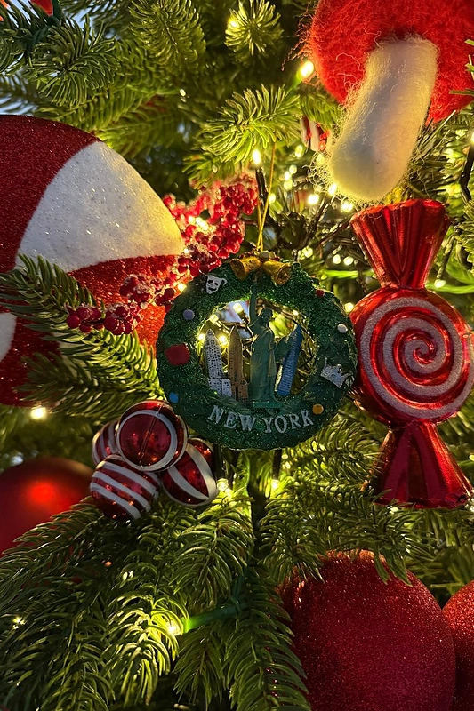 Ugnės Siparės Kalėdų eglė / Asmeninio albumo nuotr.